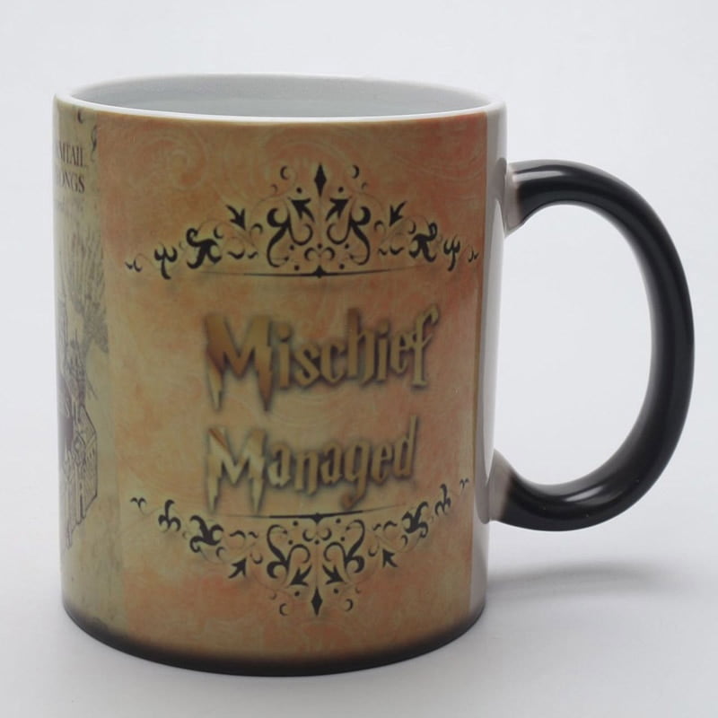 Magic Rune / Marauders Map Color Changing Coffee Mug